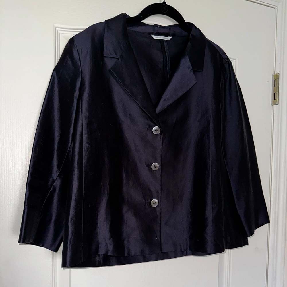 VTG Max Mara Relaxed Silk Blazer